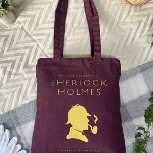 Tote Bag Sherlock Holmes Silhouette