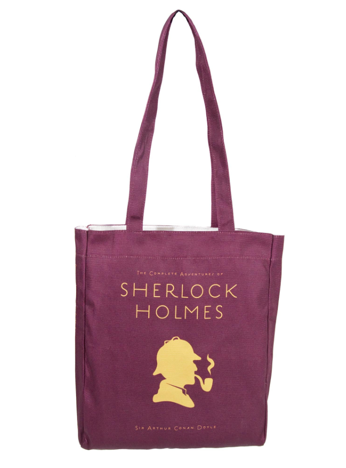 Tote Bag Sherlock Holmes Silhouette