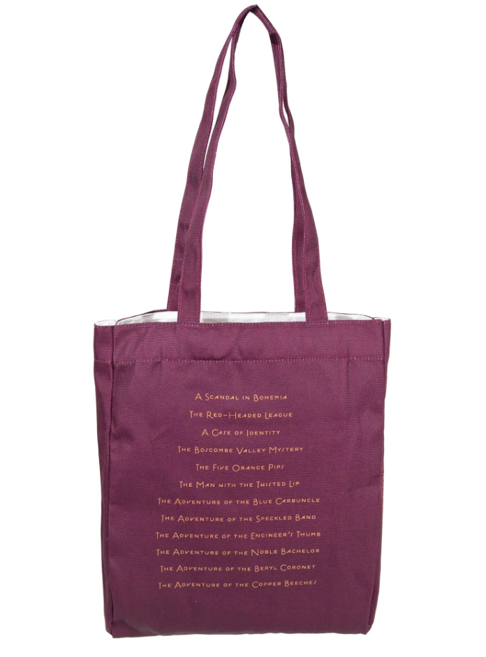 Tote Bag Sherlock Holmes Silhouette