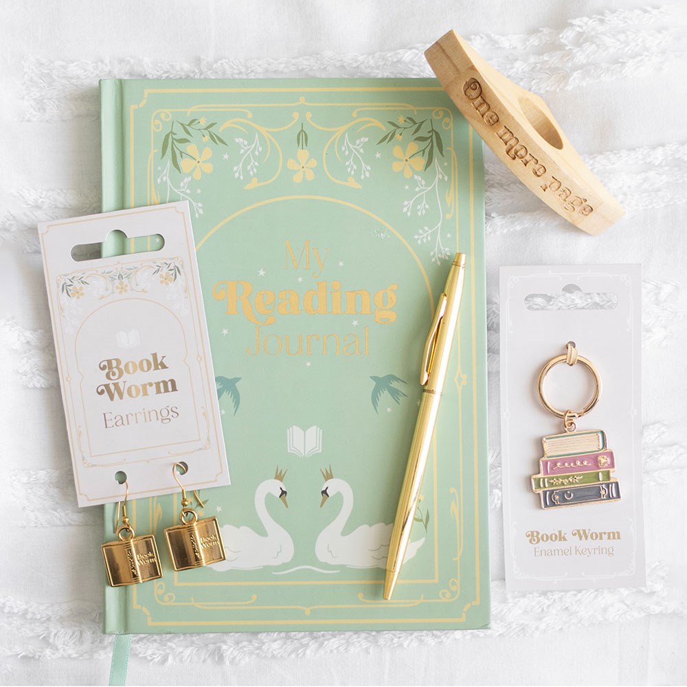 Boekenwurm oorbellen