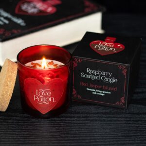 Love Potion kaars met frambozengeur