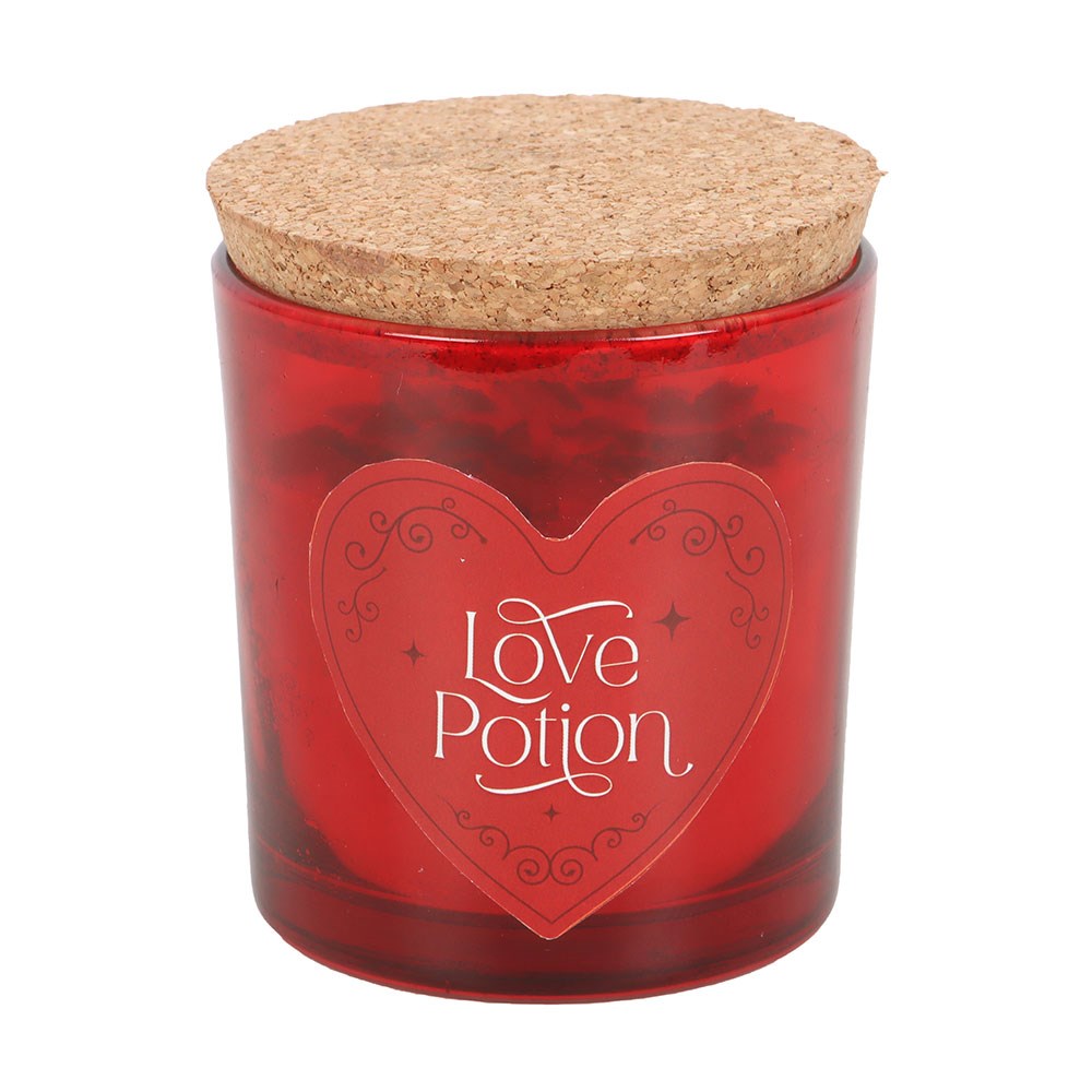 Love Potion kaars met frambozengeur