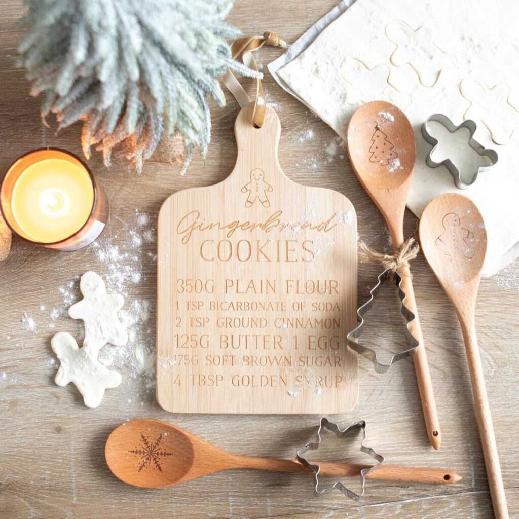 Serveerplank Gingerbread Cookies van bamboo