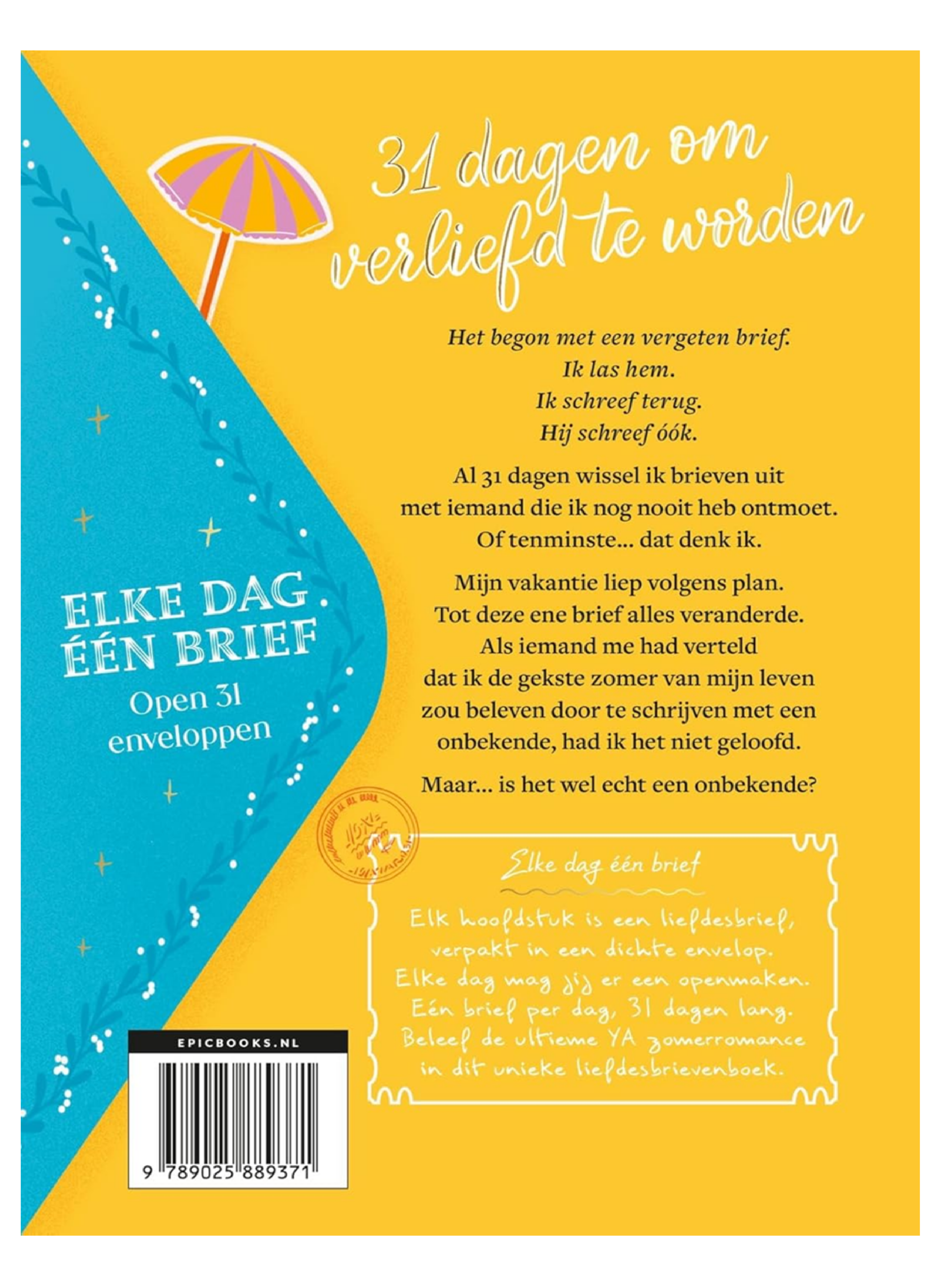 31 days to love you - Sophie Jomain (achterkant)