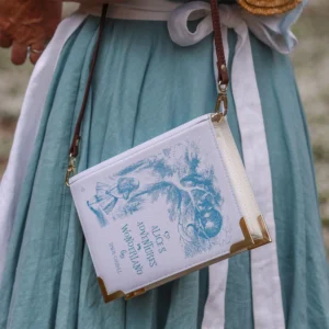 Book Bag Alice in Wonderland Paars1