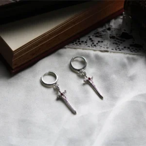 Dragon Sword Chronicles oorbellen Zilver