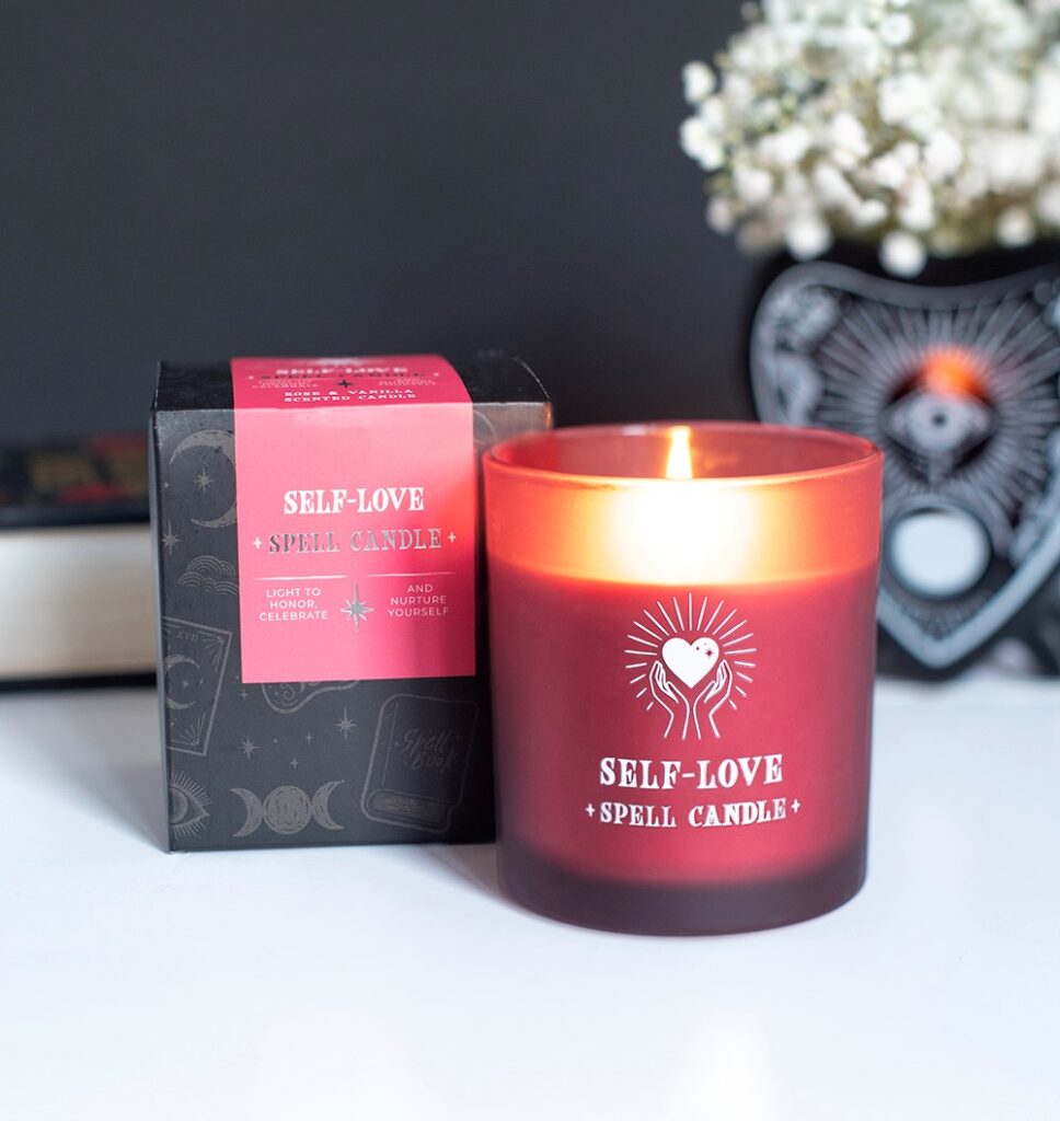 Self-Love Geurkaars Roos en Vanille