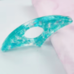 Sparkelblauwe Glitter Duimboekhouder